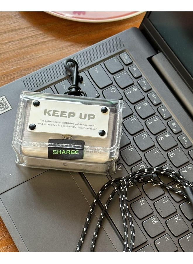 SHARGE - SHARGE Flow Bag Protecter Portable Mobile Drop and Flow Splash-Proof Transparent Travel Case Designed Portable Charger Protective Case - Image 1