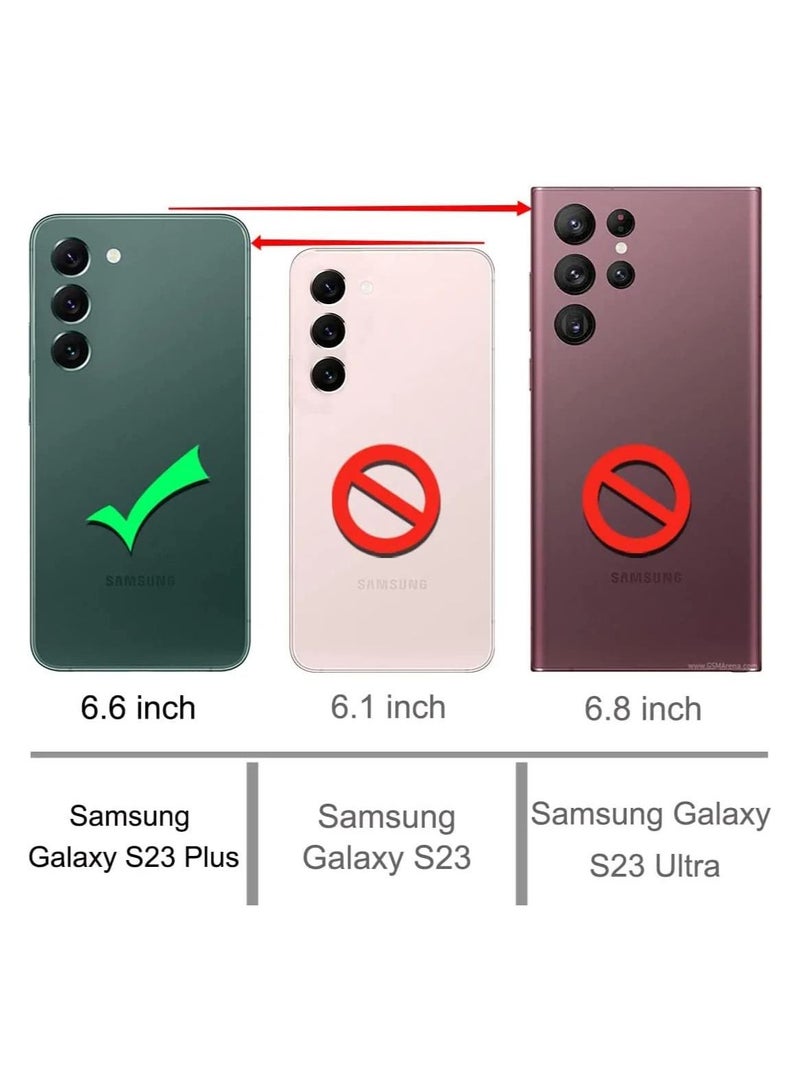 Samsung Galaxy S23 Plus Clear Case Soft Flexible Silicone TPU Shockproof Transparent Rubber Back Cover Compatible for Samsung Galaxy S23 Plus - Image 4