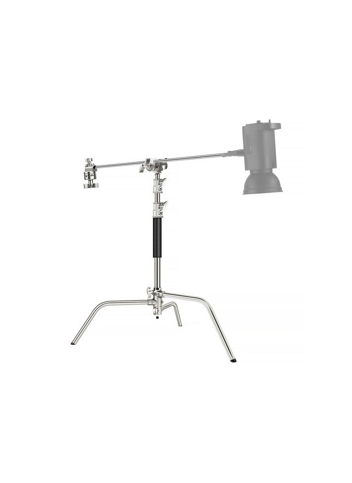 Neewer NEEWER SC172 Stainless Steel C-Stand with 5.6ft Boom Arm – Heavy-Duty Light Stand with Grip Heads for Studio Lighting, Reflectors, Softboxes & Video Equipment  - Image 1