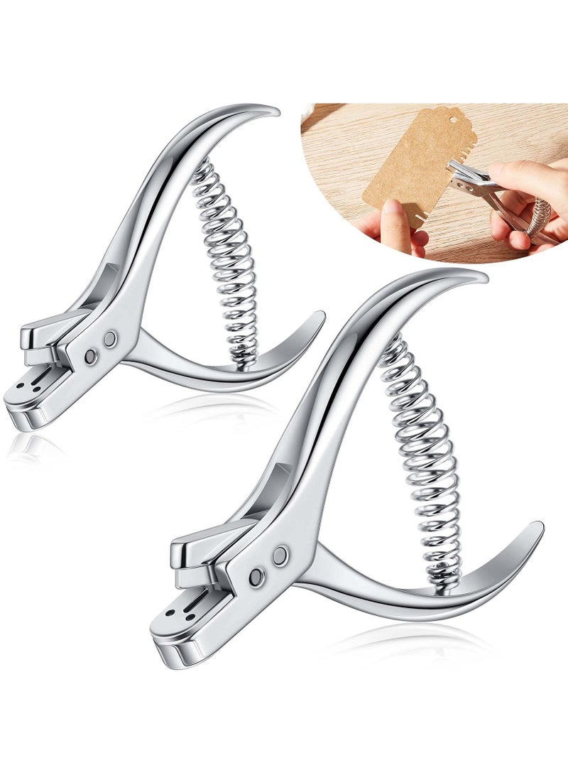 Zikra 2 Pcs Pattern Notchers, Stainless Steel Universal Pattern Notcher Pattern Punch Tool, Tailor Sewing Pattern Pliers Tailor Proofing Pliers, Pattern Making Tool for Cloth Fabric DIY Crafts - Image 1