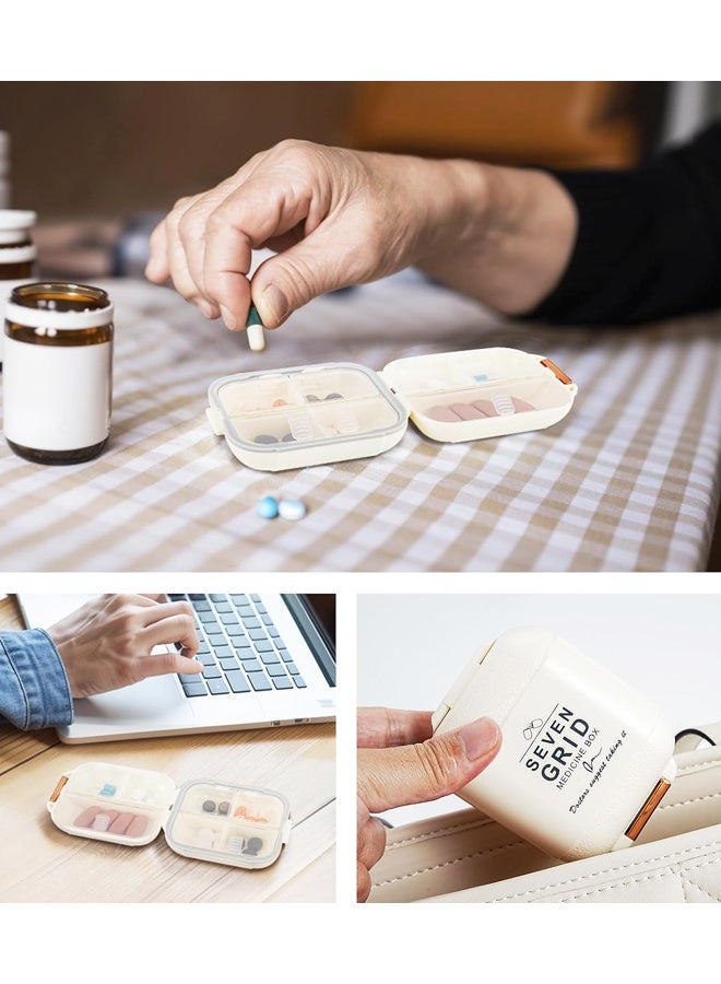 7 Grids Travel Pill Organizer Box Portable Medicine Case Pocket Daily Pharmacy Container for Fish Oil Supplement Storage - Image 5