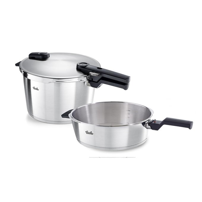 VITAQUICK PREMIUM LARGE SIZE 2 PIECE SET 42 QUART AND 85 QUART PRESSURE COOKER