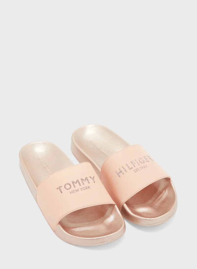 TOMMY HILFIGER Glitter Pool Slide