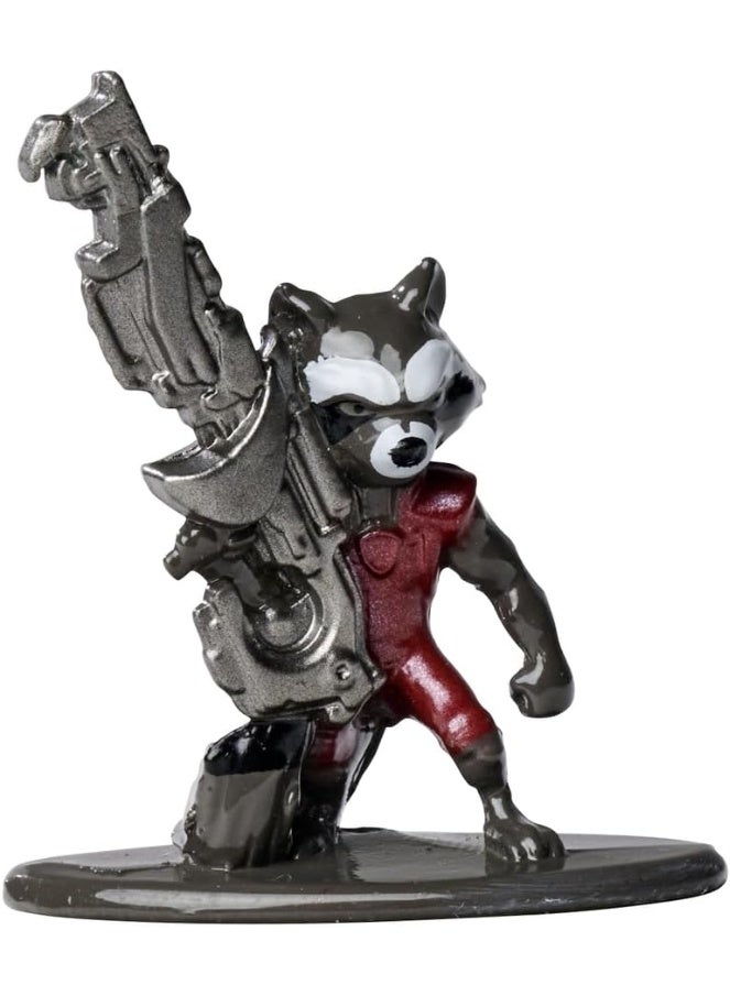 Jada Toys Guardians of The Galaxy Figures (Pack of 6) - Set of 6 Marvel Collectible Figures (Gamora, Drax, Star-Lord, Rocket, Groot, Nebula) Made of Metal for Fans and Children from 3 Years, Each - Image 2