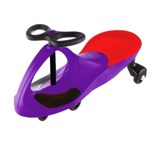 Lil' Rider Wiggle Car Ride On Toy No Batteries Gears or Pedals Twist Swivel Go Outdoor Ride Ons for Kids 3 Years and Up by Lil Rider Purple - Image 1