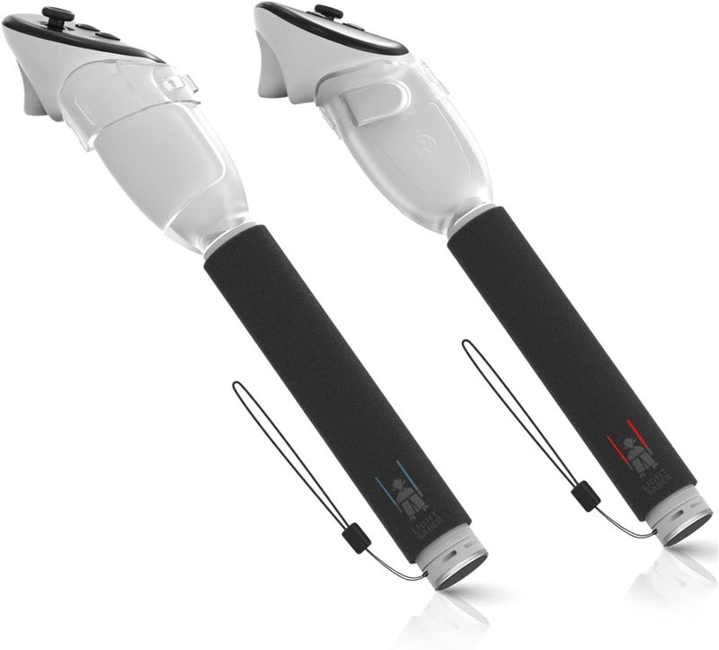 RCstyle Hibloks 3 in 1 Handle Attachments Fit for Oculus Quest 3 Controller,VR Gorilla Tag Long Arms Grips for Meta Quest 3 Accessories,Beat Saber/Baseball/Golf Club,Enhance More Gaming Experiences - Image 1