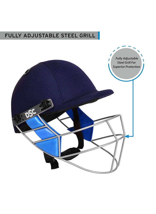 DSC GUARD Cricket Helmet | For Men & Boys | Steel Grill | Adjustable Back Support Strap | Removable and washable sweatband | Lightweight  - Image 4