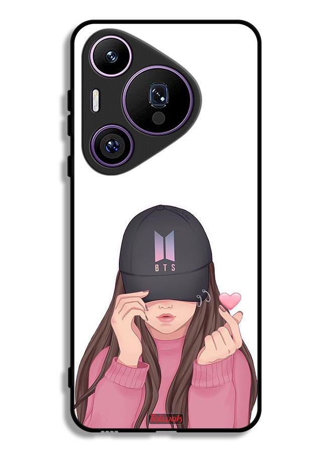 Tolwak Huawei Pura 70 Pro Protective Case Cover Girl Making Snap - Image 1