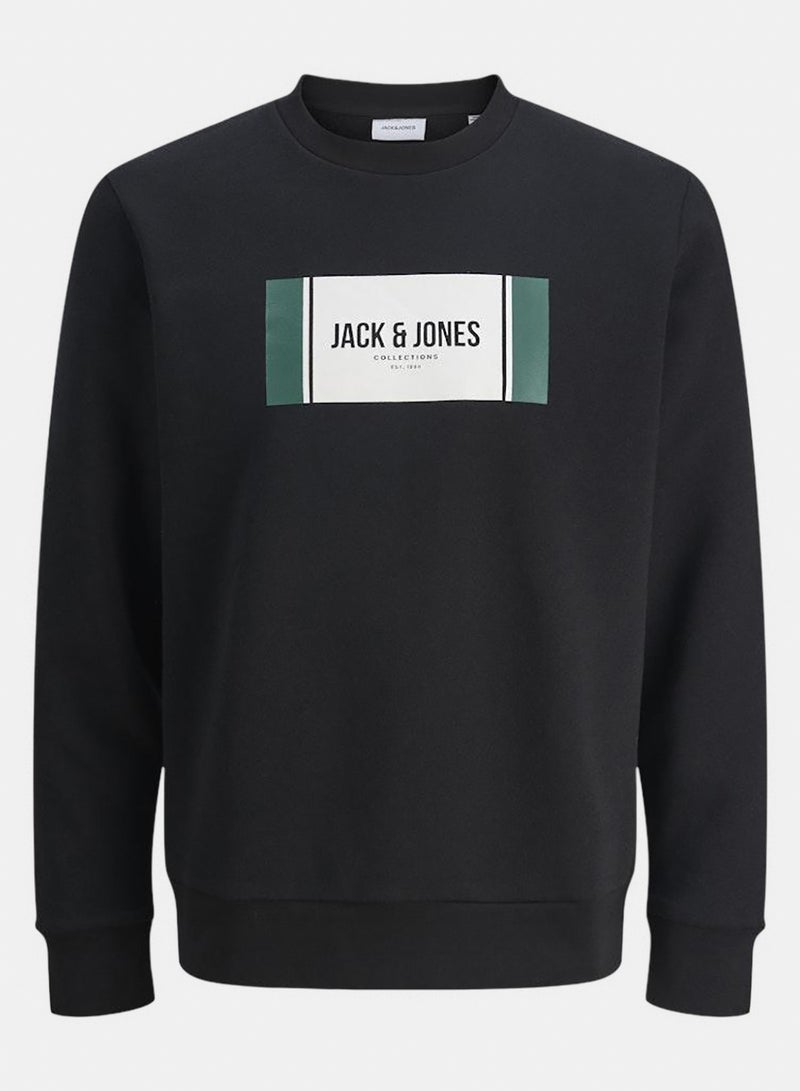 JACK & JONES Jjhayato Sweat Crew Neck Bts Ln - Image 1