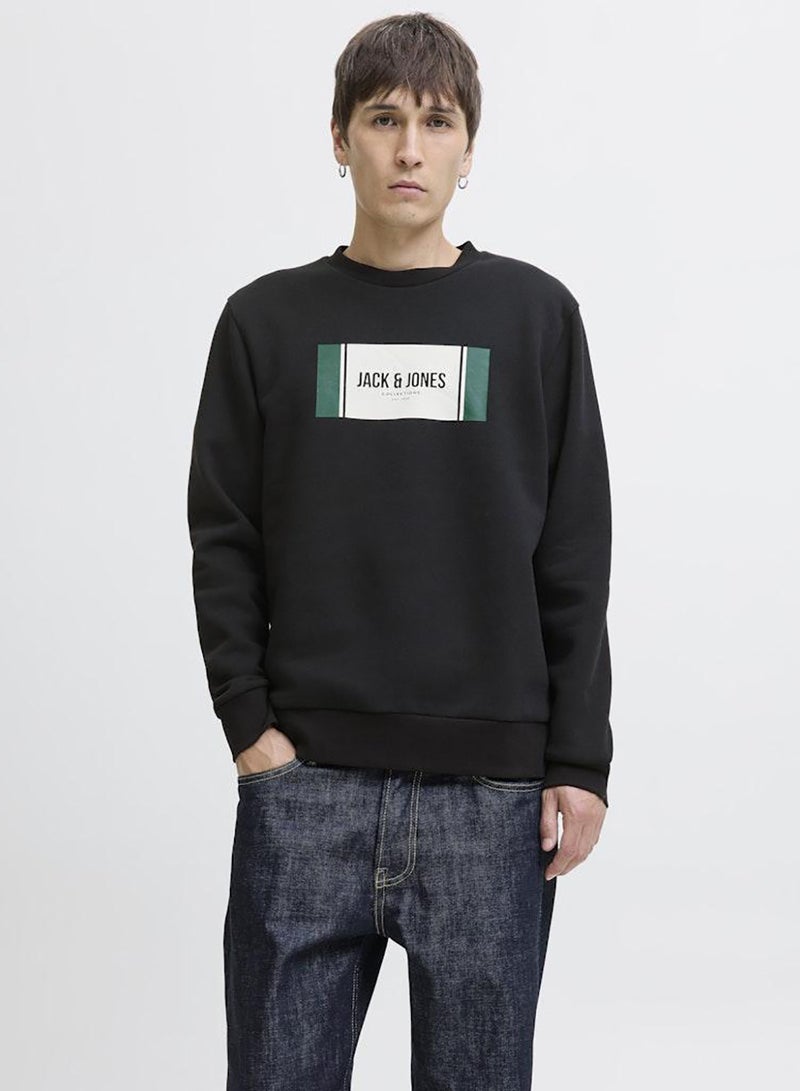 JACK & JONES Jjhayato Sweat Crew Neck Bts Ln - Image 3