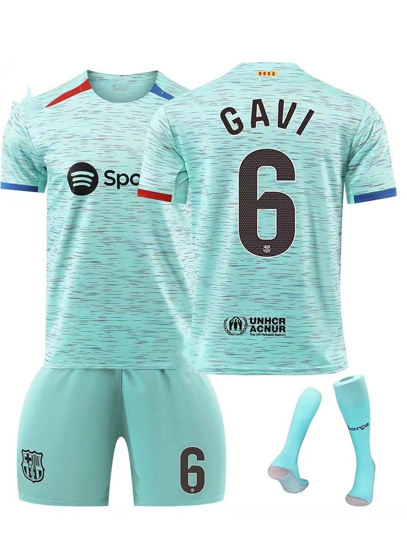 3-Piece Barcelona No.6 Football Jersey Set  - Image 1