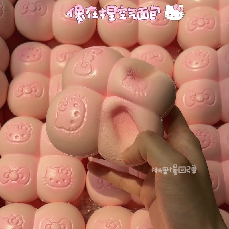 Slow Rebound Squishy Toy Hello Kitty Bread - Image 3