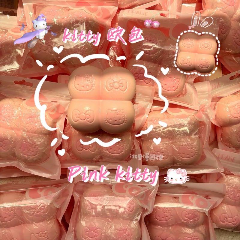 Slow Rebound Squishy Toy Hello Kitty Bread - Image 1