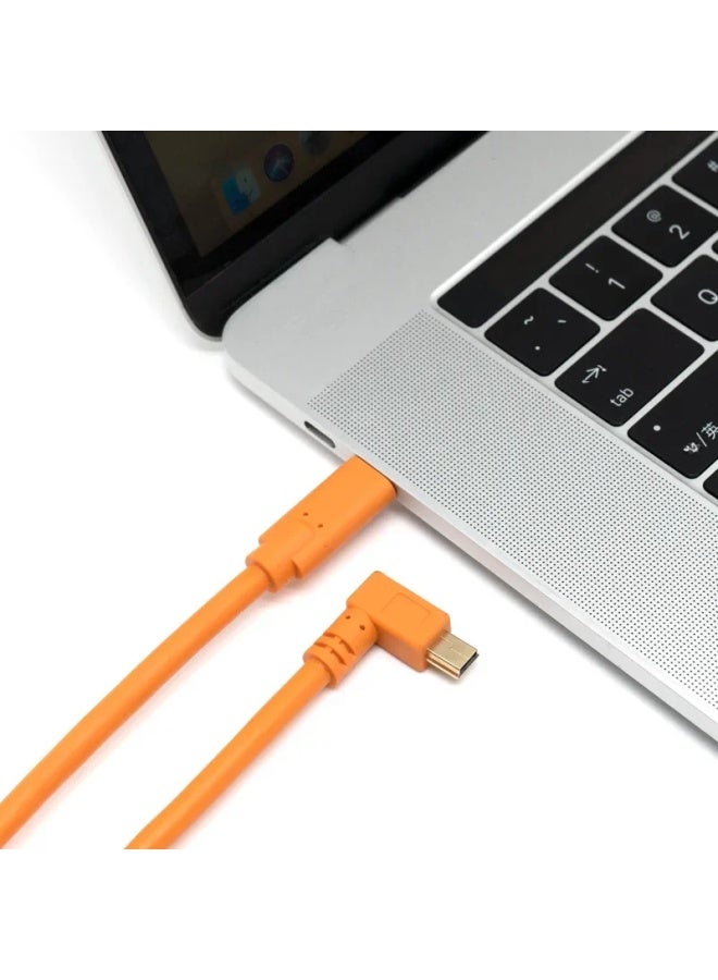 Canon 5d3/5d2/6d Camera Computer Type-c Connection Photography Line Single Reflex T-type Data Cable Audio Video Cables-Color:3 M Line [high-speed Transmission + Fixed Clamp] C To 5pin - Image 3