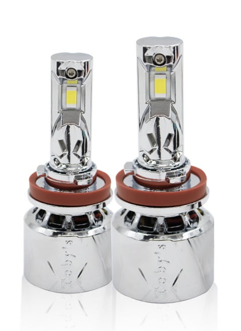Toby's U7-H11 120W/Pair Power Original Tested LED Headlight Assembly 12000 Lumens Bright Color With Temperature (6000K)