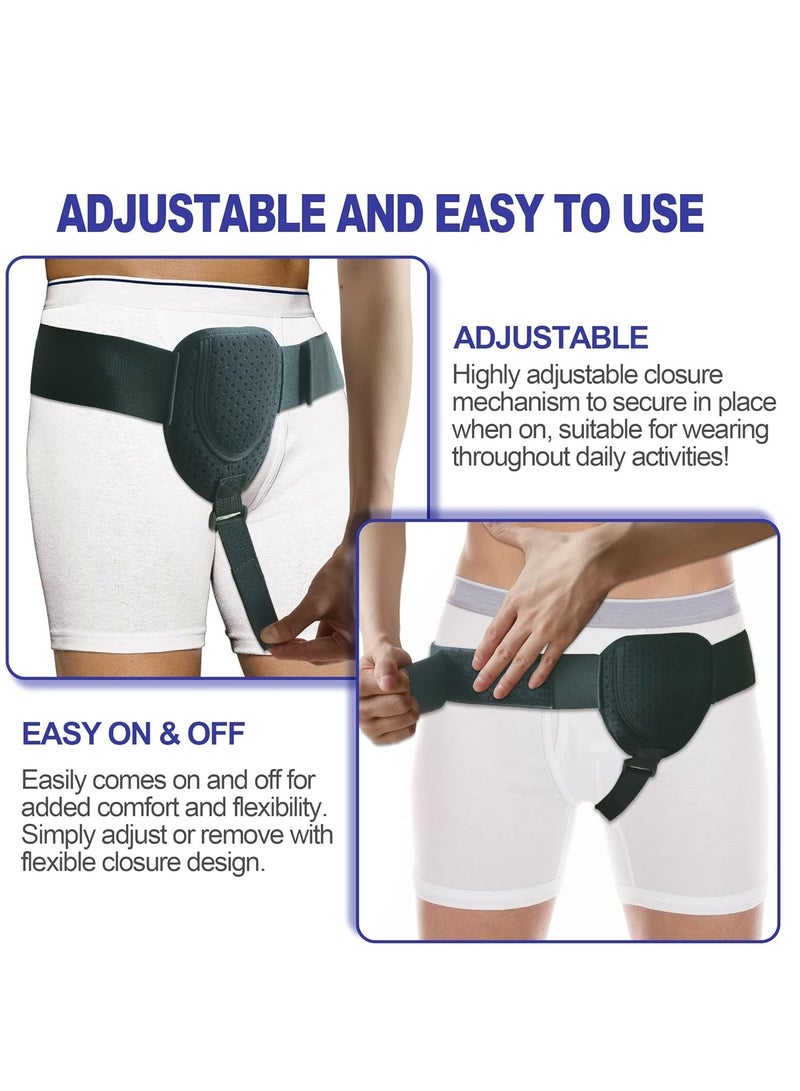 RATSAW Hernia Belt Hernia Support For Single Double Inguinal Sports Hernia Removable Compression Pads Adjustable Groin Straps - Image 5