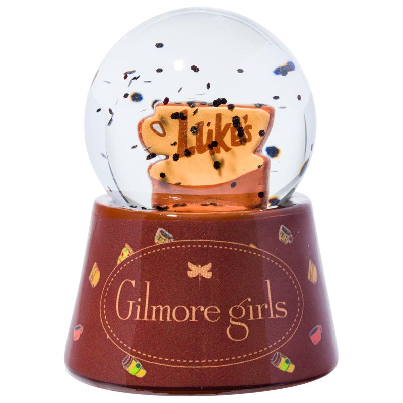 Silver Buffalo Gilmore Girls Mini Light Up Snow Globeâ”‚Luke's Dinerâ”‚3.8 Inches Tall, 45mm (Small) - Image 1