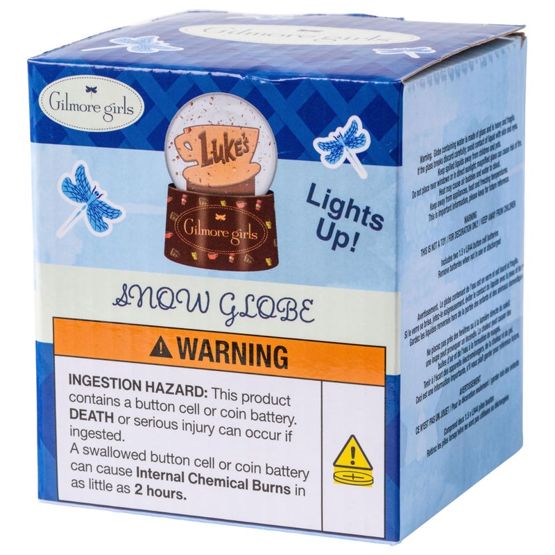 Silver Buffalo Gilmore Girls Mini Light Up Snow Globeâ”‚Luke's Dinerâ”‚3.8 Inches Tall, 45mm (Small) - Image 2