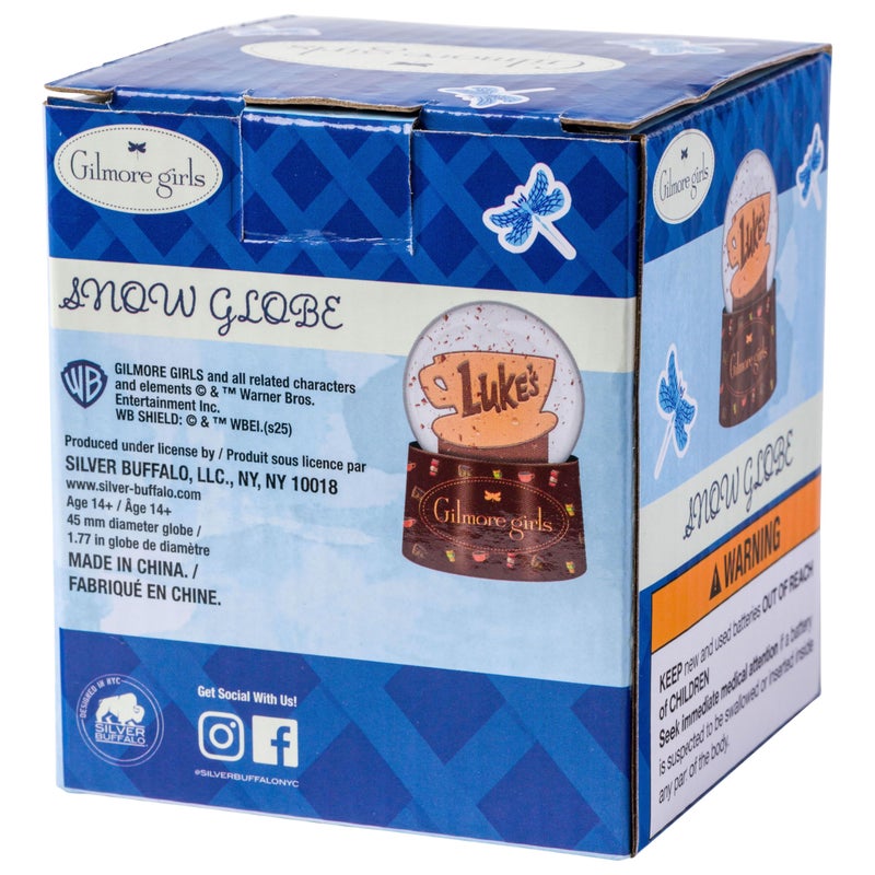 Silver Buffalo Gilmore Girls Mini Light Up Snow Globeâ”‚Luke's Dinerâ”‚3.8 Inches Tall, 45mm (Small) - Image 3