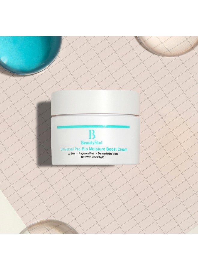 BeautyStat Probiotic 24HR Moisture Boost Cream - Made in the USA - Daily Moisturizer Face Cream with Probiotics, Ceramides, Hyaluronic Acid for Natural Anti Aging, Fine Lines, Wrinkles (1.7oz / 50ml) - Image 2