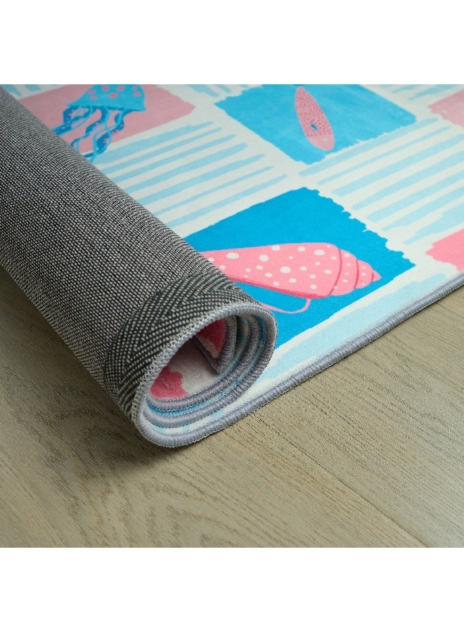 Home Box Joy Sea World Ben Shells Printed Flannel Rug 110 x 160 cm  - Image 4