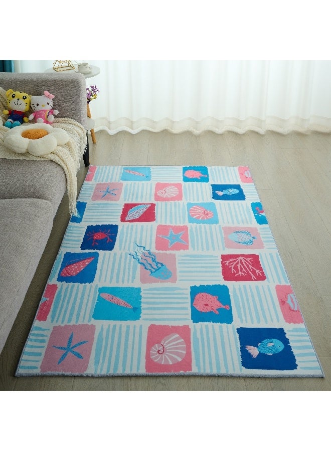 Home Box Joy Sea World Ben Shells Printed Flannel Rug 110 x 160 cm  - Image 5