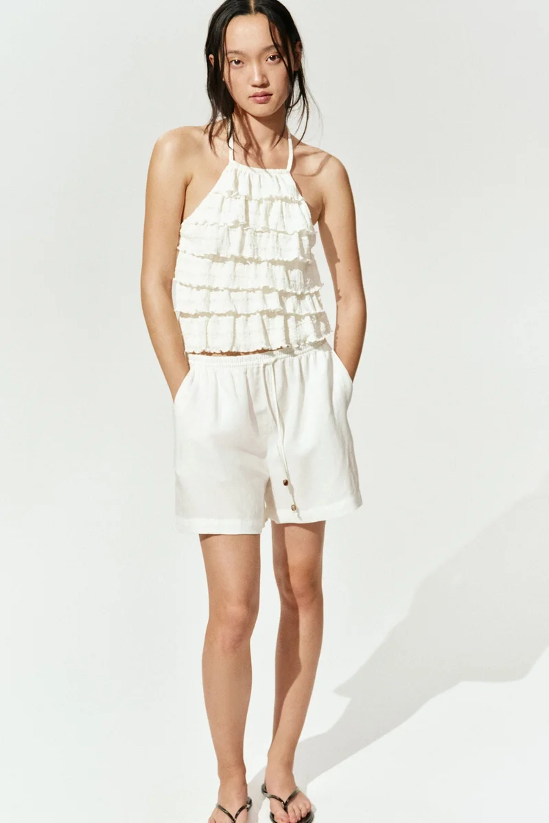 H&M Tiered halterneck top