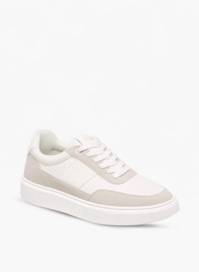 Lee Cooper Men's Solid Lace-Up Sneakers