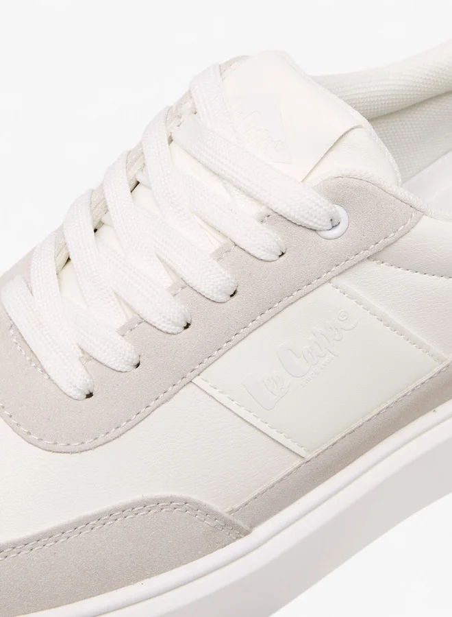 Lee Cooper Men's Solid Lace-Up Sneakers