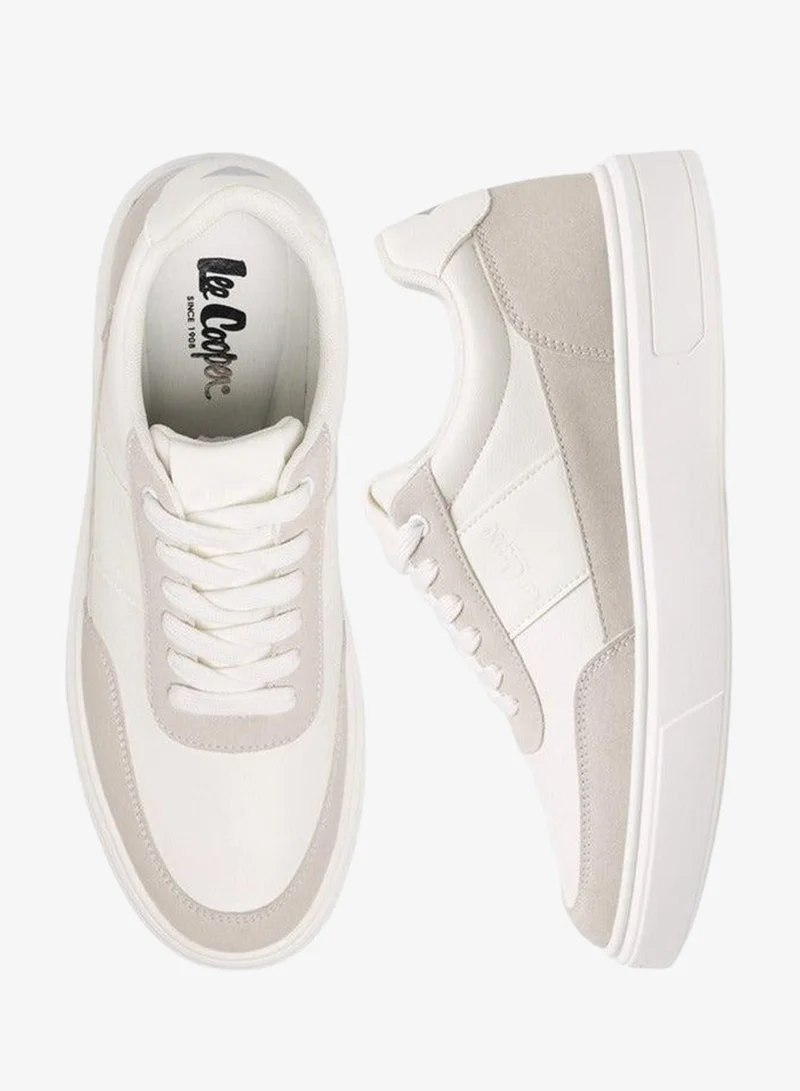 لي كوبر أحذية رياضية رجالية برباط سادة