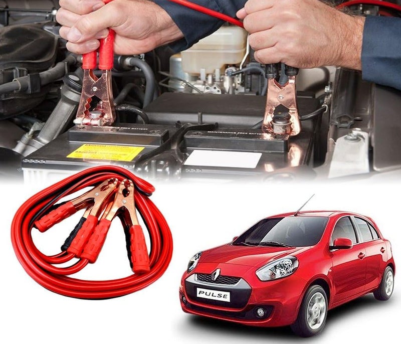 JUGTE كابلات تعزيز بطارية السيارة JUGTE الثقيلة 2 متر مع مشابك لبدء البطارية الميتة مع حقيبة حمل - 1500 أمبير - Image 5