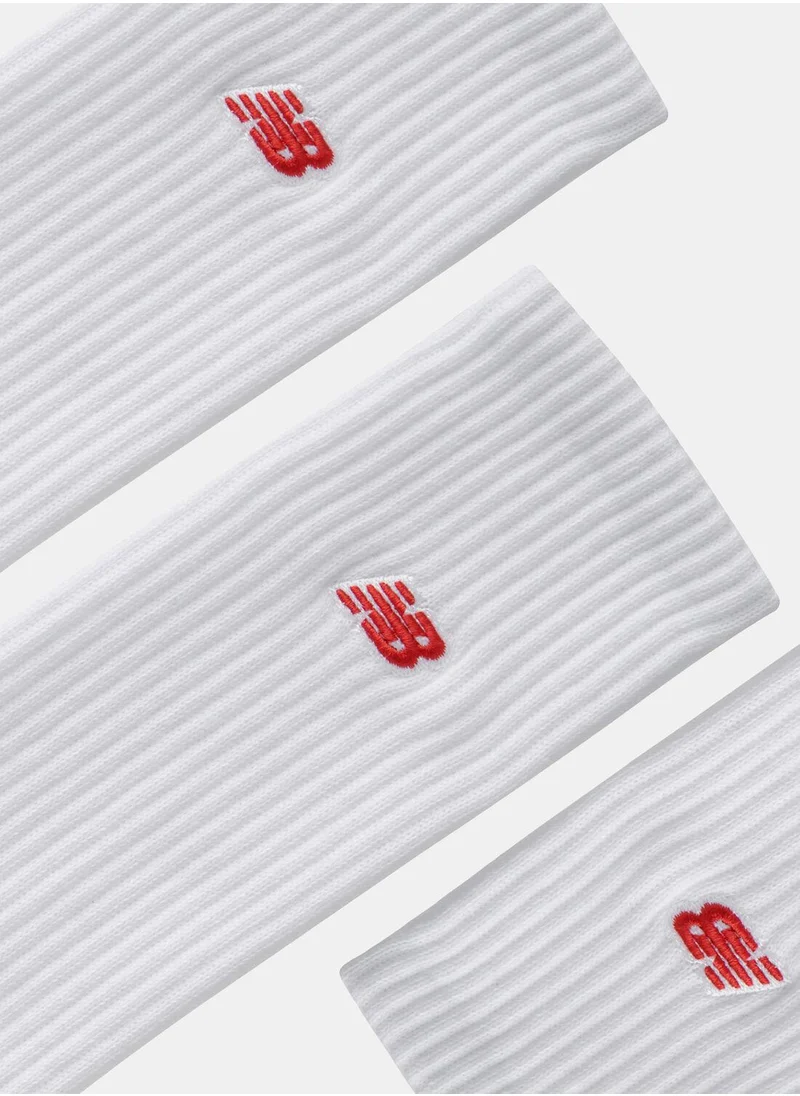 New Balance Patch Logo Crew Socks (3 Pairs)
