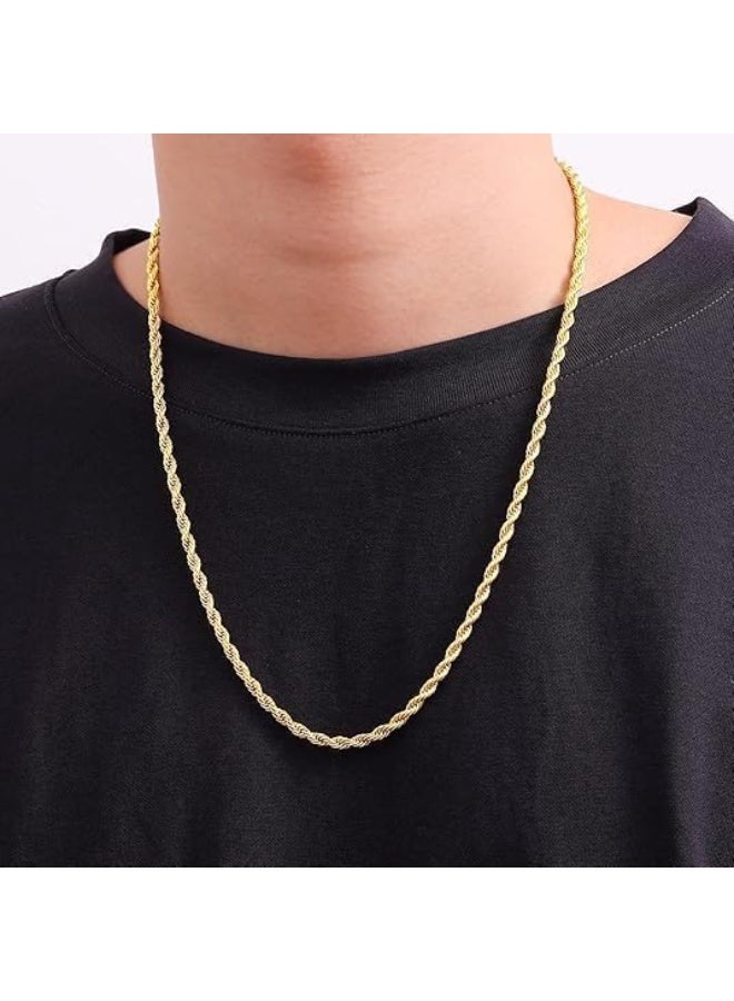 UShop U-Shop 3mm rope chain with a modern and elegant design, stainless steel chain for men and women - Image 3