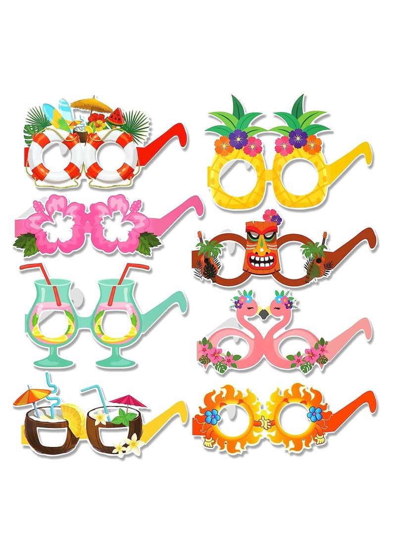 Party Sunglasses, 16 Pairs Funny Hawaiian Glasses, Funny Beach Sunglasses, Tropical Party Glasses, Summer Party Supplies, Kids Party Gifts, Beach Themed Party Supplies - Image 1