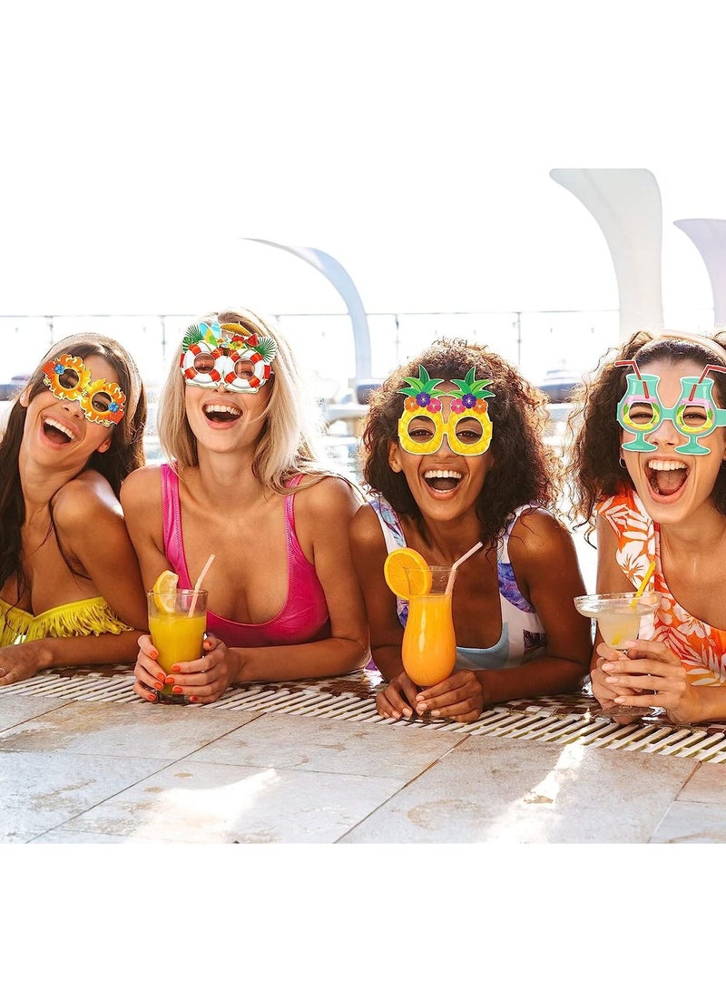 Party Sunglasses, 16 Pairs Funny Hawaiian Glasses, Funny Beach Sunglasses, Tropical Party Glasses, Summer Party Supplies, Kids Party Gifts, Beach Themed Party Supplies - Image 5