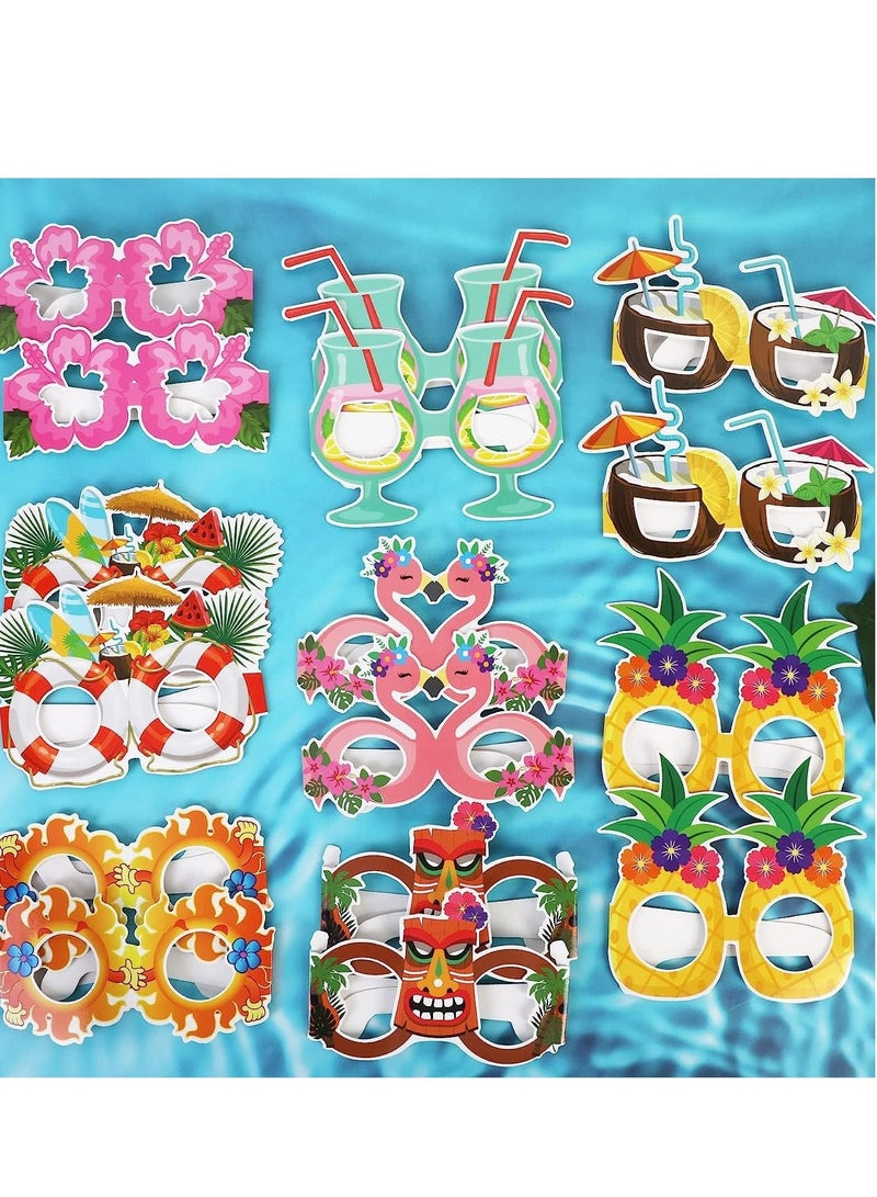 Party Sunglasses, 16 Pairs Funny Hawaiian Glasses, Funny Beach Sunglasses, Tropical Party Glasses, Summer Party Supplies, Kids Party Gifts, Beach Themed Party Supplies - Image 4