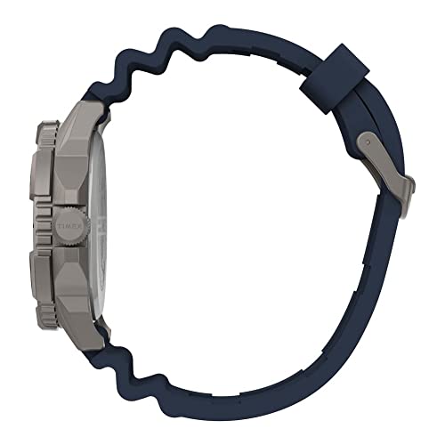 TIMEX ساعة تيمكس للرجال إكسبيديشن نورث ريدج 41 مم - قرص أخضر علبة فضية اللون حزام أخضر - Image 2