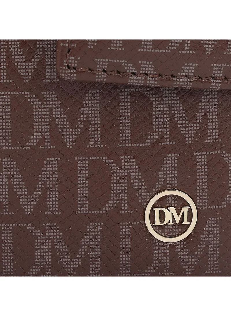Da Milano  Da Milano Genuine Leather Brown Ladies Wallet for Women | Best Price UAE