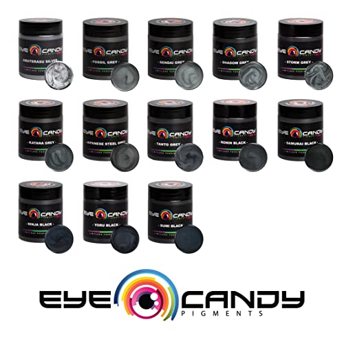 Eye Candy Pigments Premium Grey Mica Powder - Katana Grey (25gr) - for Epoxy, Resin, Soap, Paint, Woodworking, Acrylic Pouring, Bath Bombs, Fishing Lures - DIY Arts and Crafts Additive - Image 5