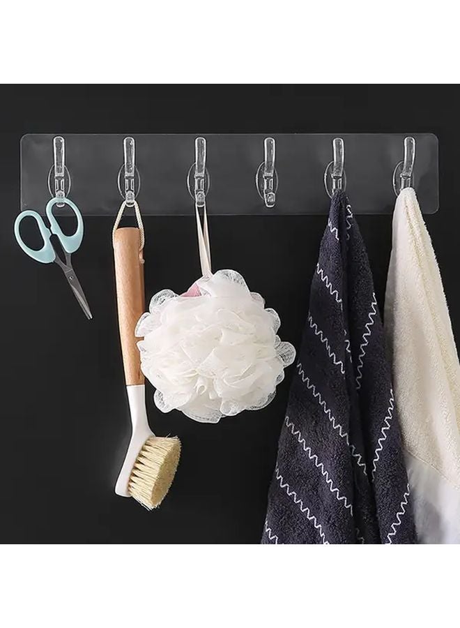 منظم حائط متين 3 صفوف مع خطافات لوح تخزين لاصق بدون حفر - Image 3