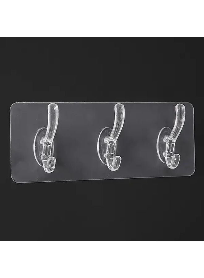 منظم حائط متين 3 صفوف مع خطافات لوح تخزين لاصق بدون حفر - Image 4