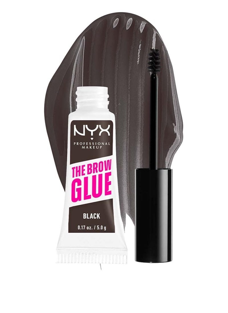 NY Bae NYX The Brow Glow Professional Eyebrow Gel Black 5g  - Image 1