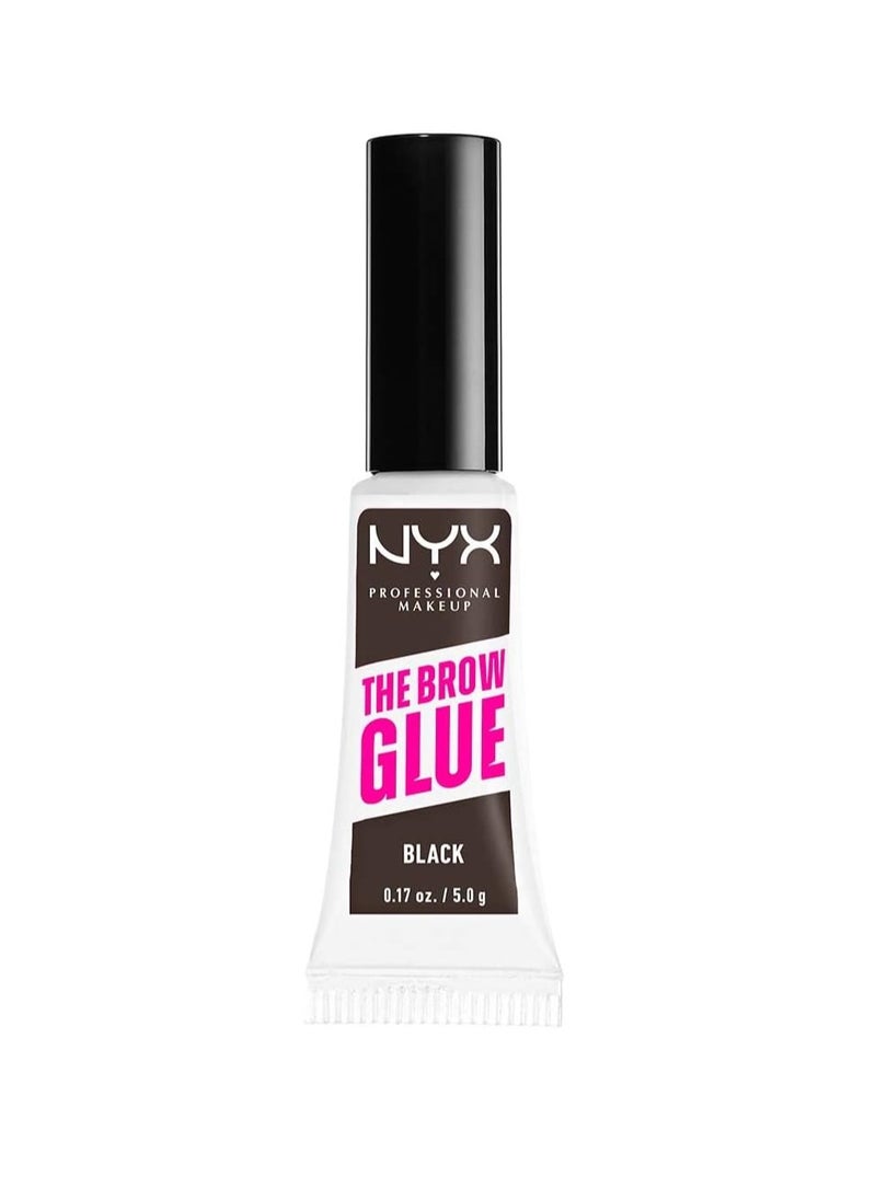 NY Bae NYX The Brow Glow Professional Eyebrow Gel Black 5g  - Image 3