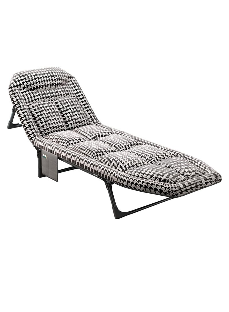 DubaiGallery Folding single bed office lounge chair lunch break bed easy and portable care portable folding beach chair  - Image 3