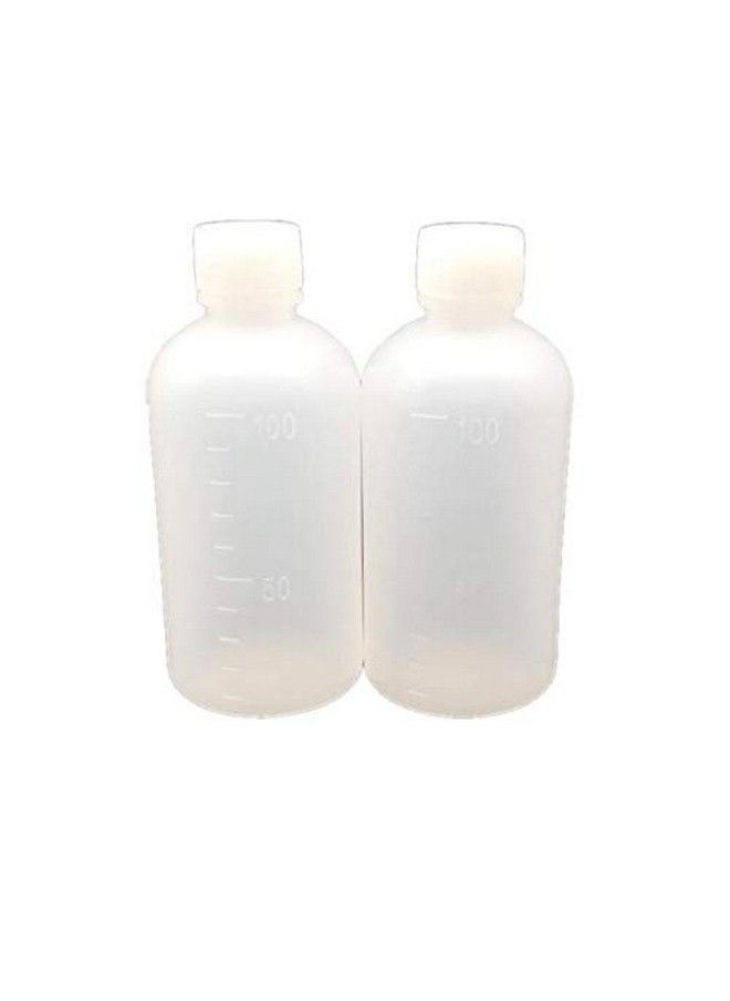 Happyupcity 3Pcs 100Ml 3.4Oz White Empty Plastic Bottles With Screw Cap And Scale Solution Pills Potion Tablet Storage Holder Sealed Jar Refillable Durable Container Pot For Laboratory Household  - Image 3
