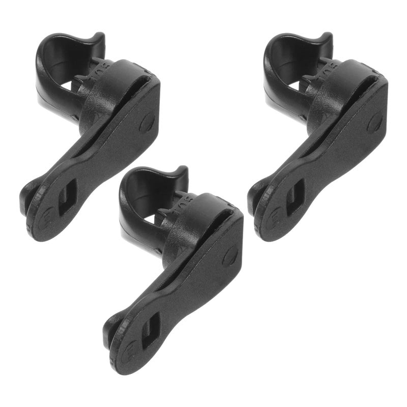 5pcs Black Magnetic Water Bag Straw Clip Backpack Holder Portable Fastener Strap Hiking Camping Gear - Image 4