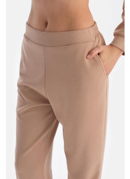 dagi Milky Brown Jogger Modal Trousers  - Image 5