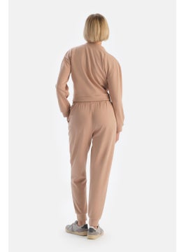 dagi Milky Brown Jogger Modal Trousers  - Image 2