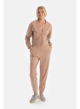 dagi Milky Brown Jogger Modal Trousers  - Image 4