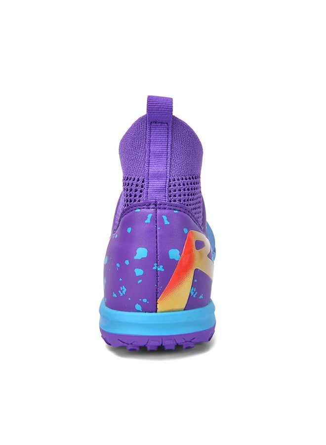 Men Kids Fashion Soccer Shoes Cleats Team Sports Training TF/FG Turf Firm Comfort High-top Football Shoes Outdoor - Image 2